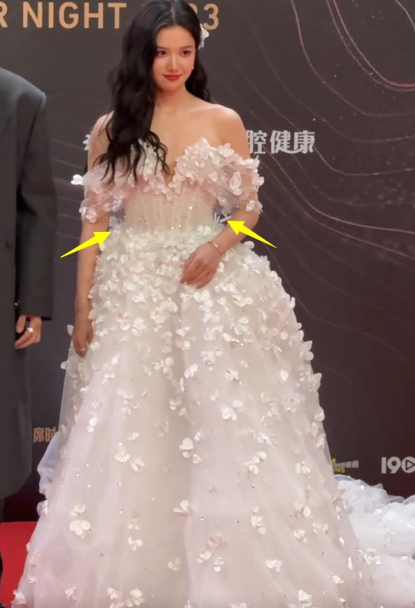 星光大赏红毯：杨紫两套高定行头20万唐嫣高定是迪丽热巴挑剩的(图7)