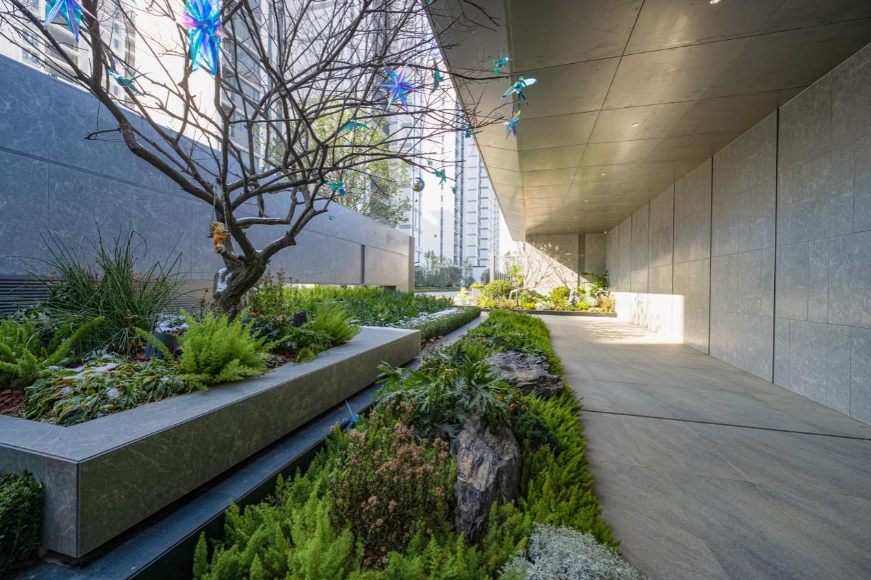 这个年底交付的小区 兑现了度假住宅景观(图4)