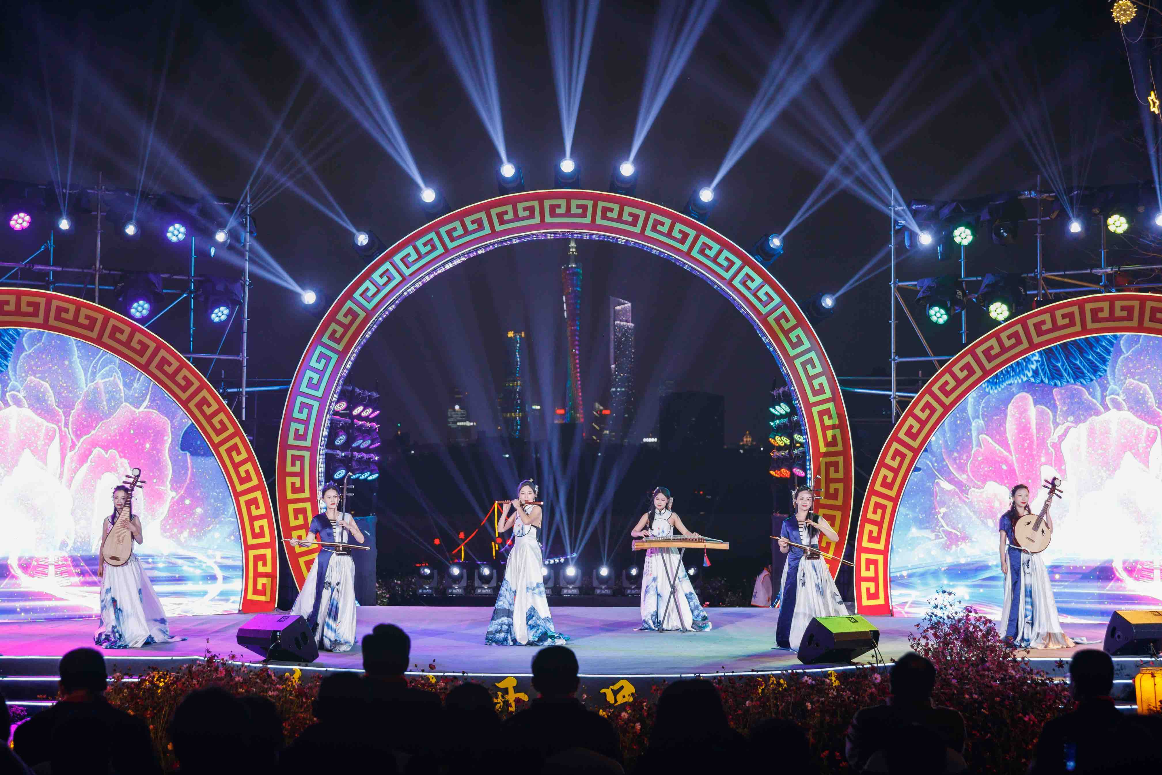 一场浪漫的“花开盛宴”！广州海珠湿地元宵晚会温馨上演(图3)