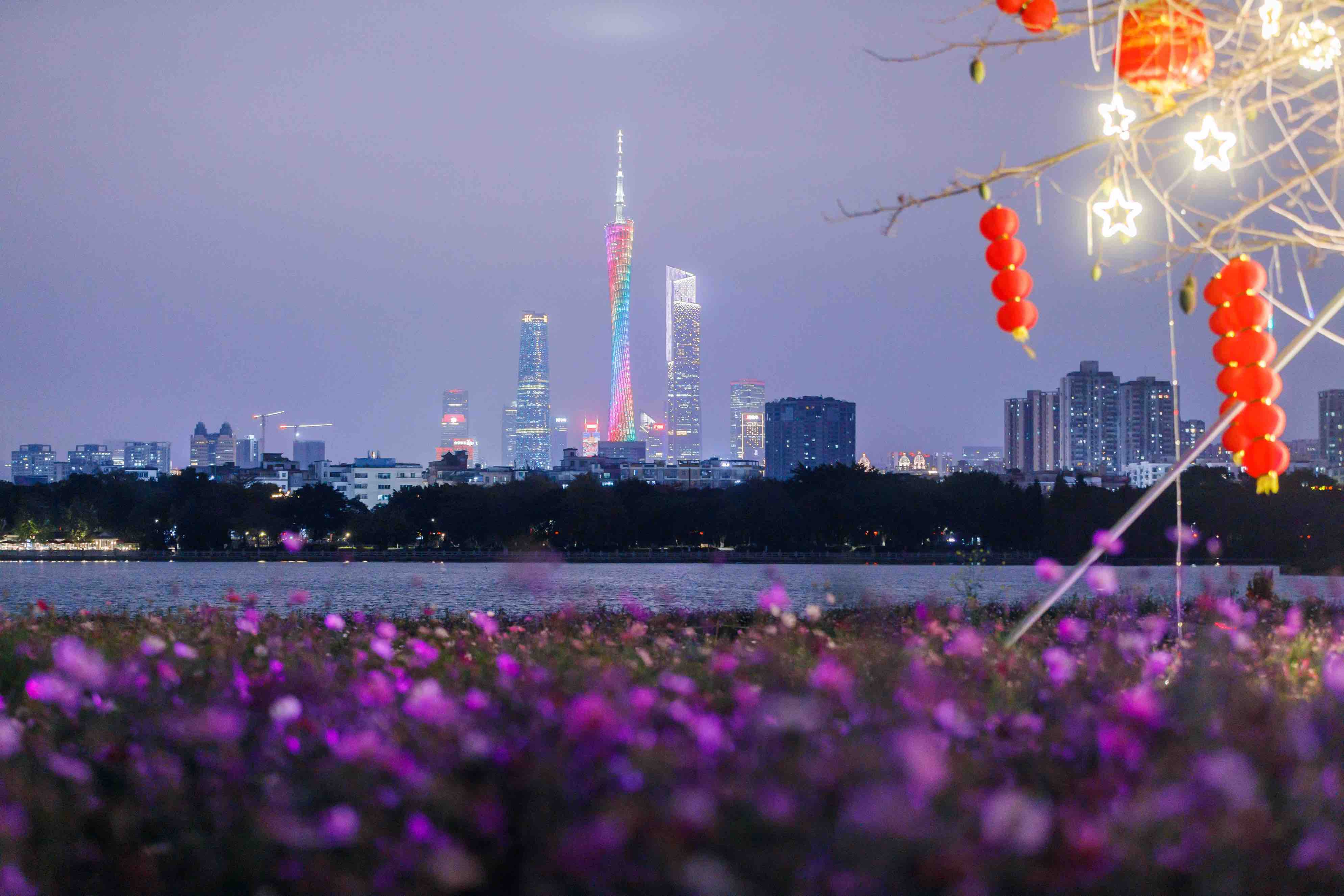 一场浪漫的“花开盛宴”！广州海珠湿地元宵晚会温馨上演(图6)